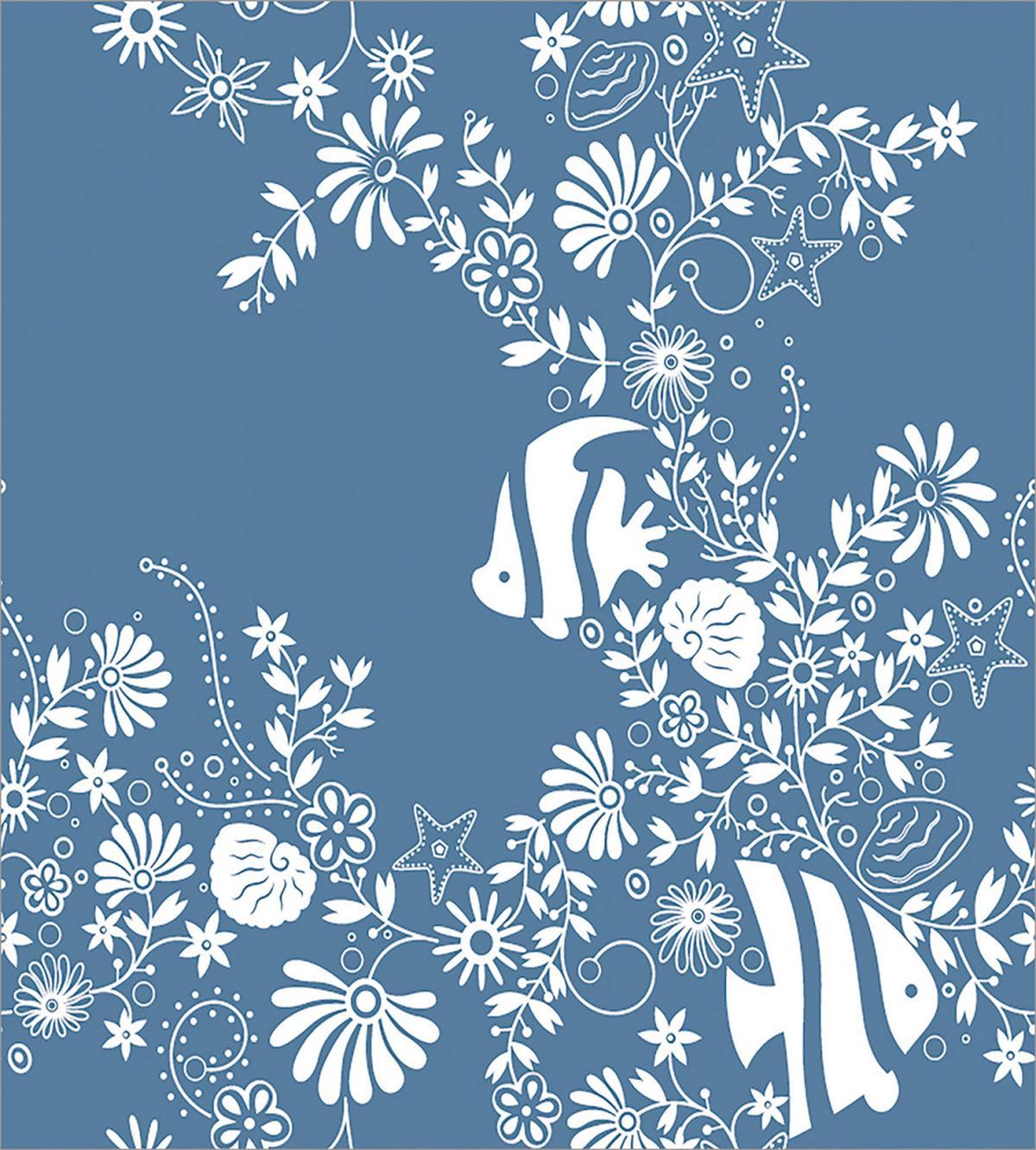 Flowers and Fishes — Pattern