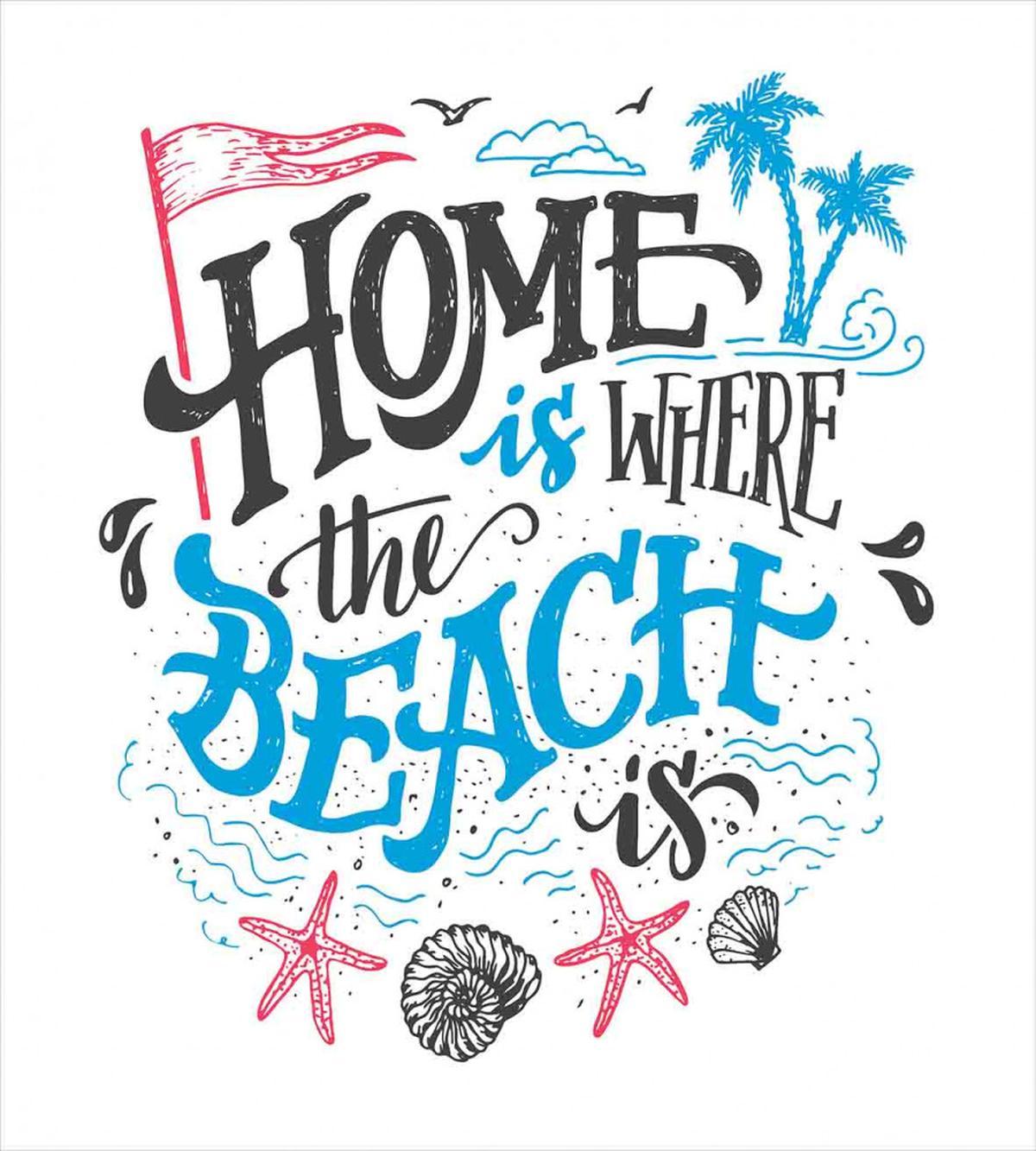 Tropical Summer Beach — Pattern