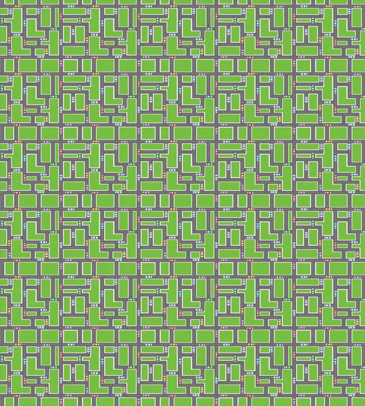 Cars on Roads — Pattern