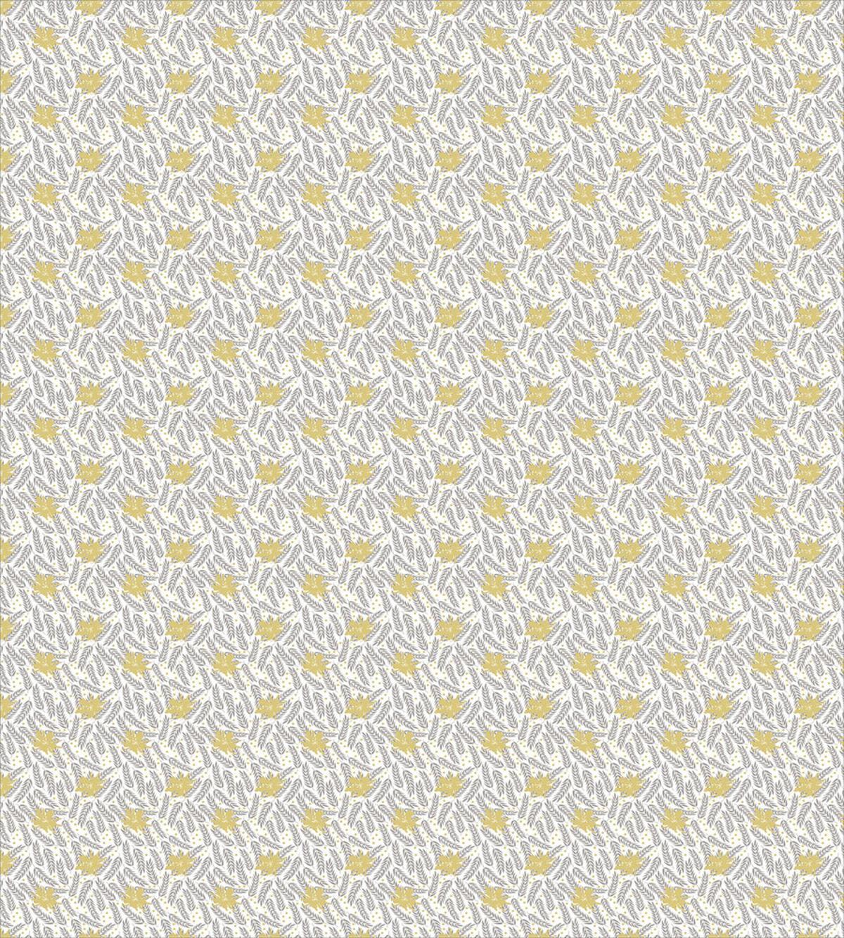Various Winter Leaves Dots — Pattern