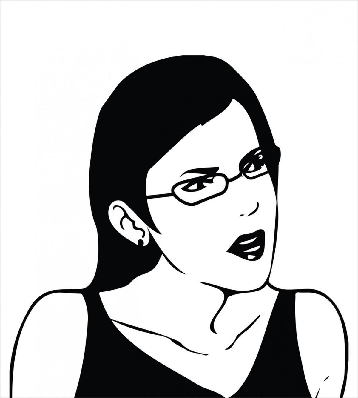 Online Hipster Face Meme — Pattern