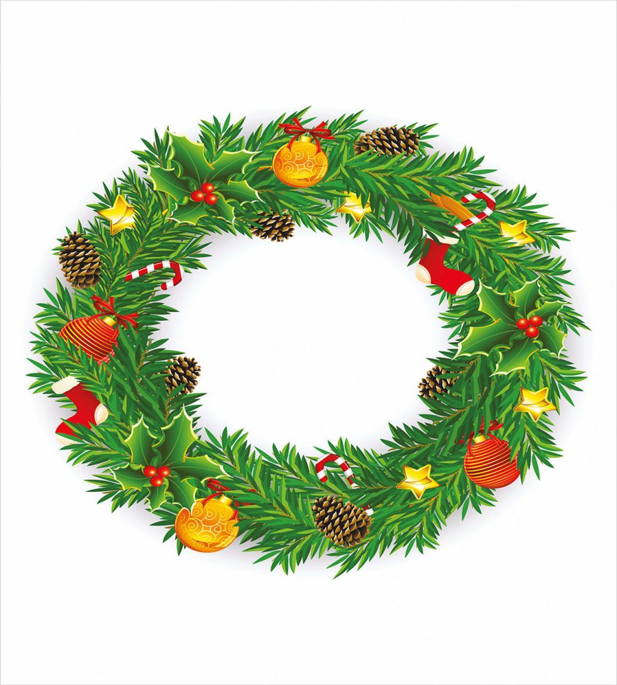 Dressed Wreath — Pattern