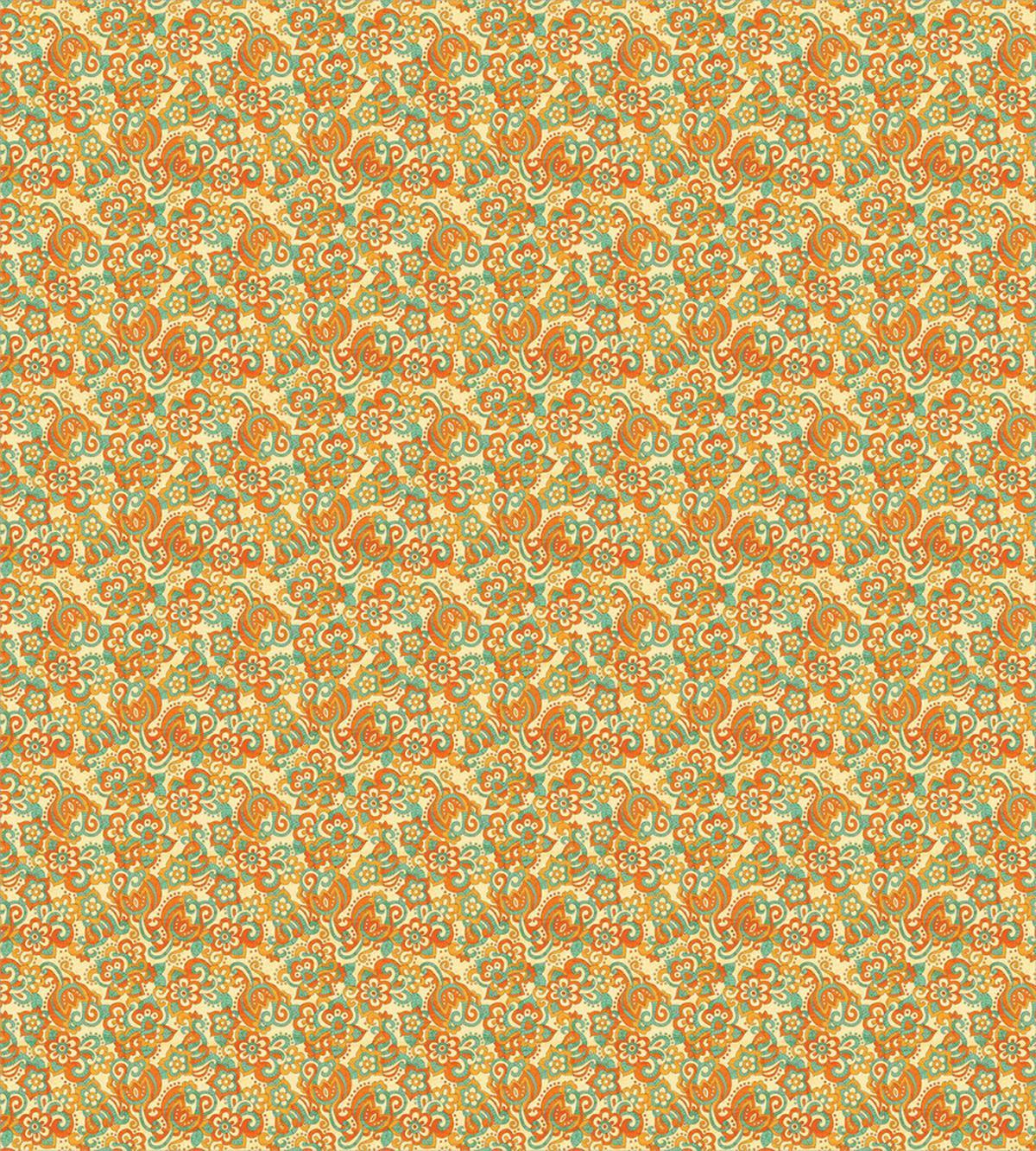 Doodle Curling Flowers Art — Pattern