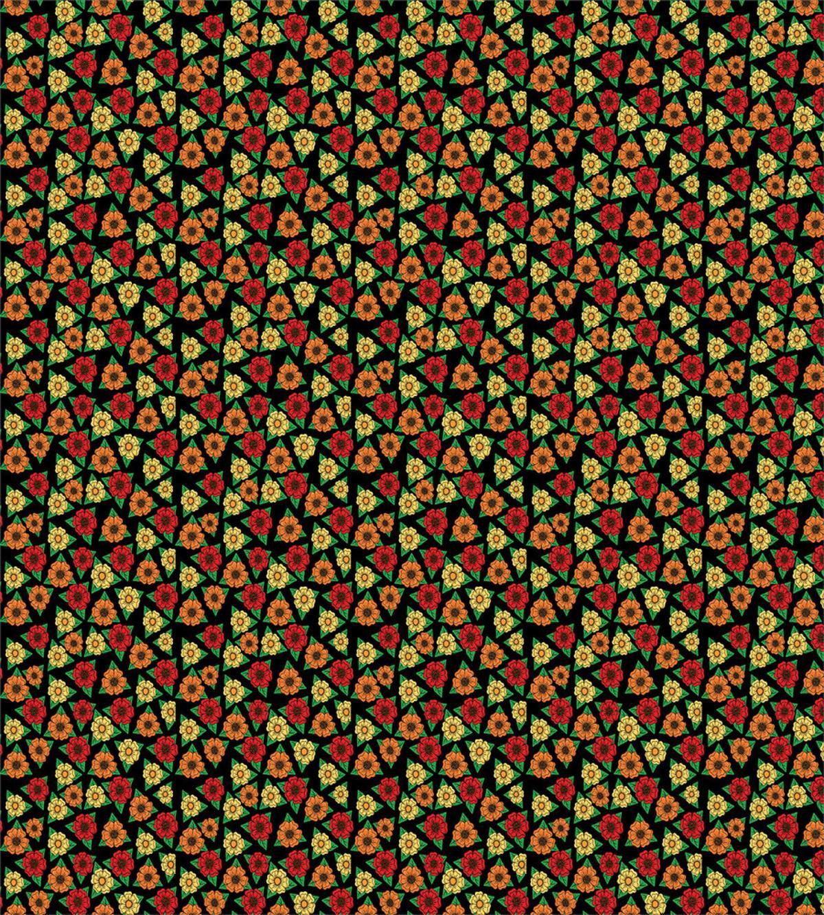 Triangle Style Leaves Pattern — Pattern