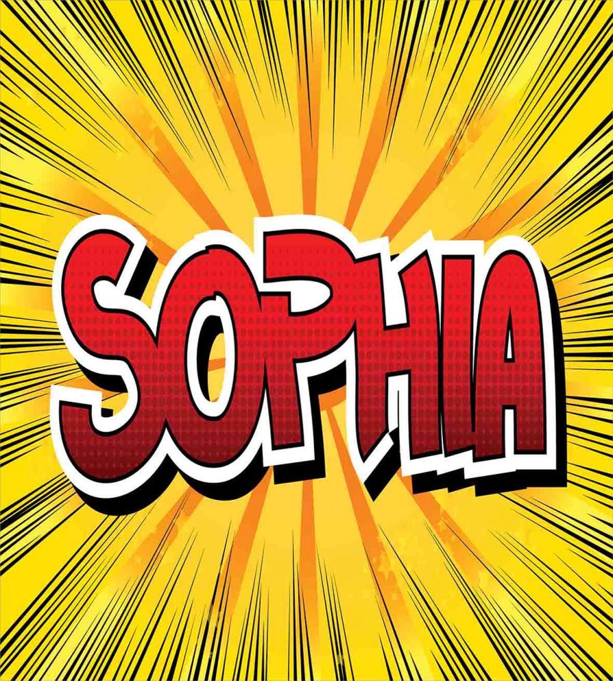 Retro Comic Western Name — Pattern