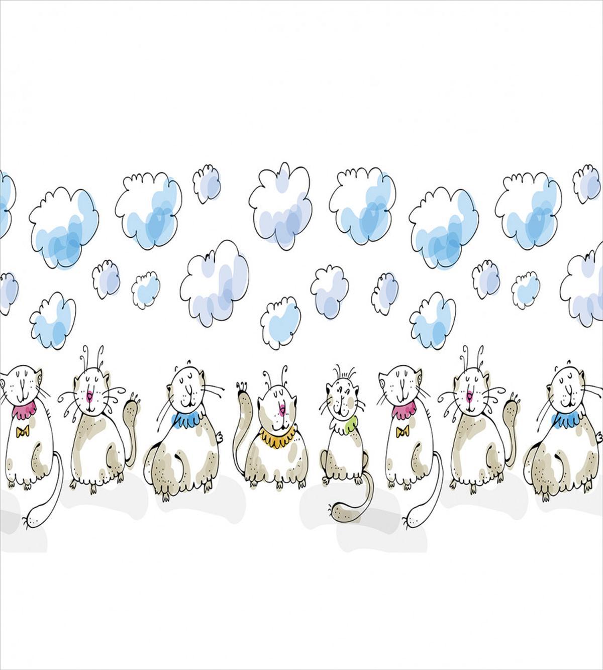 Cats Sitting with Collars — Pattern