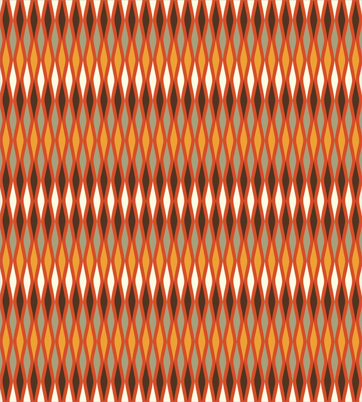 Warm Colored Shapes — Pattern