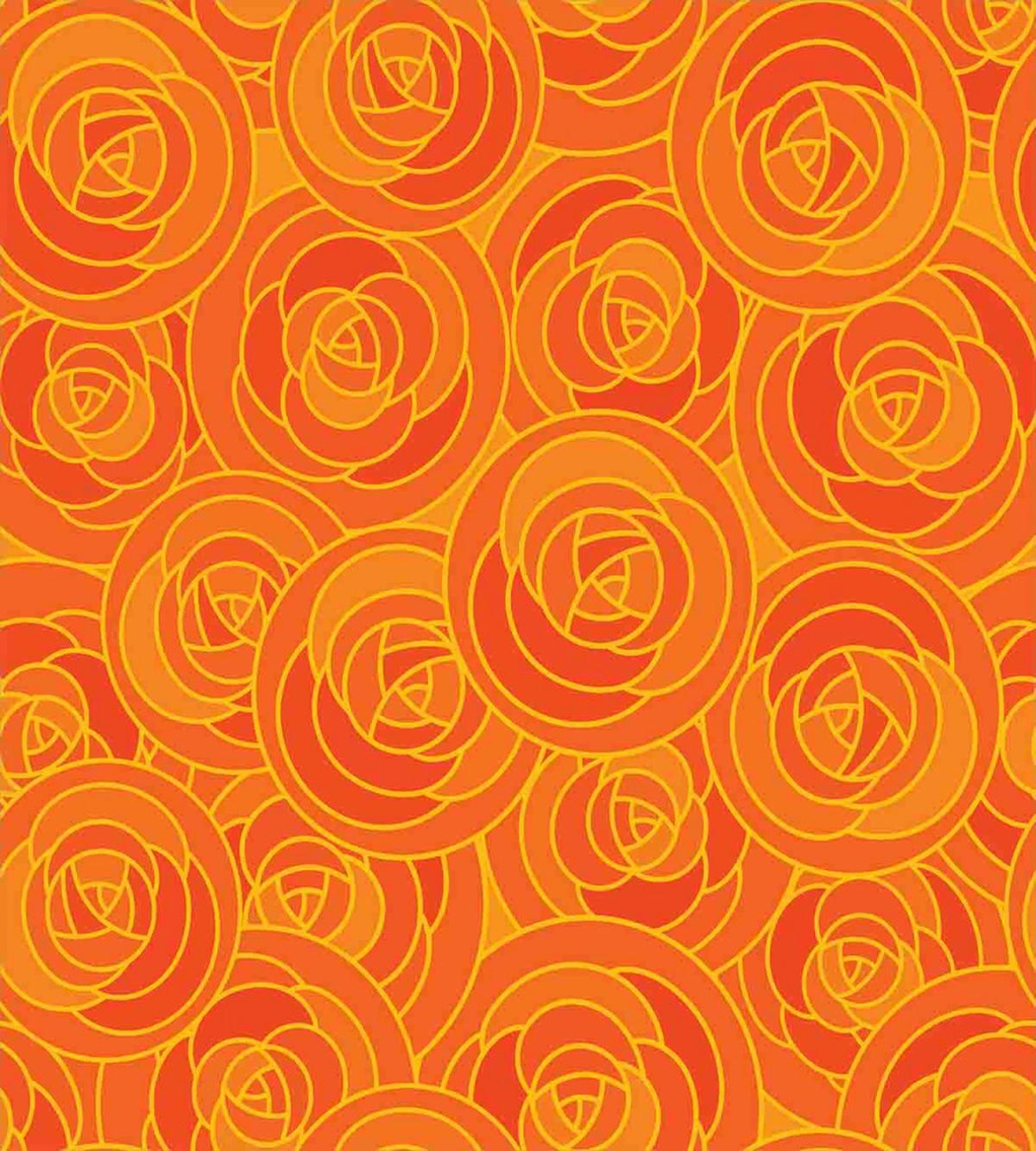 Outline Roses Autumn — Pattern