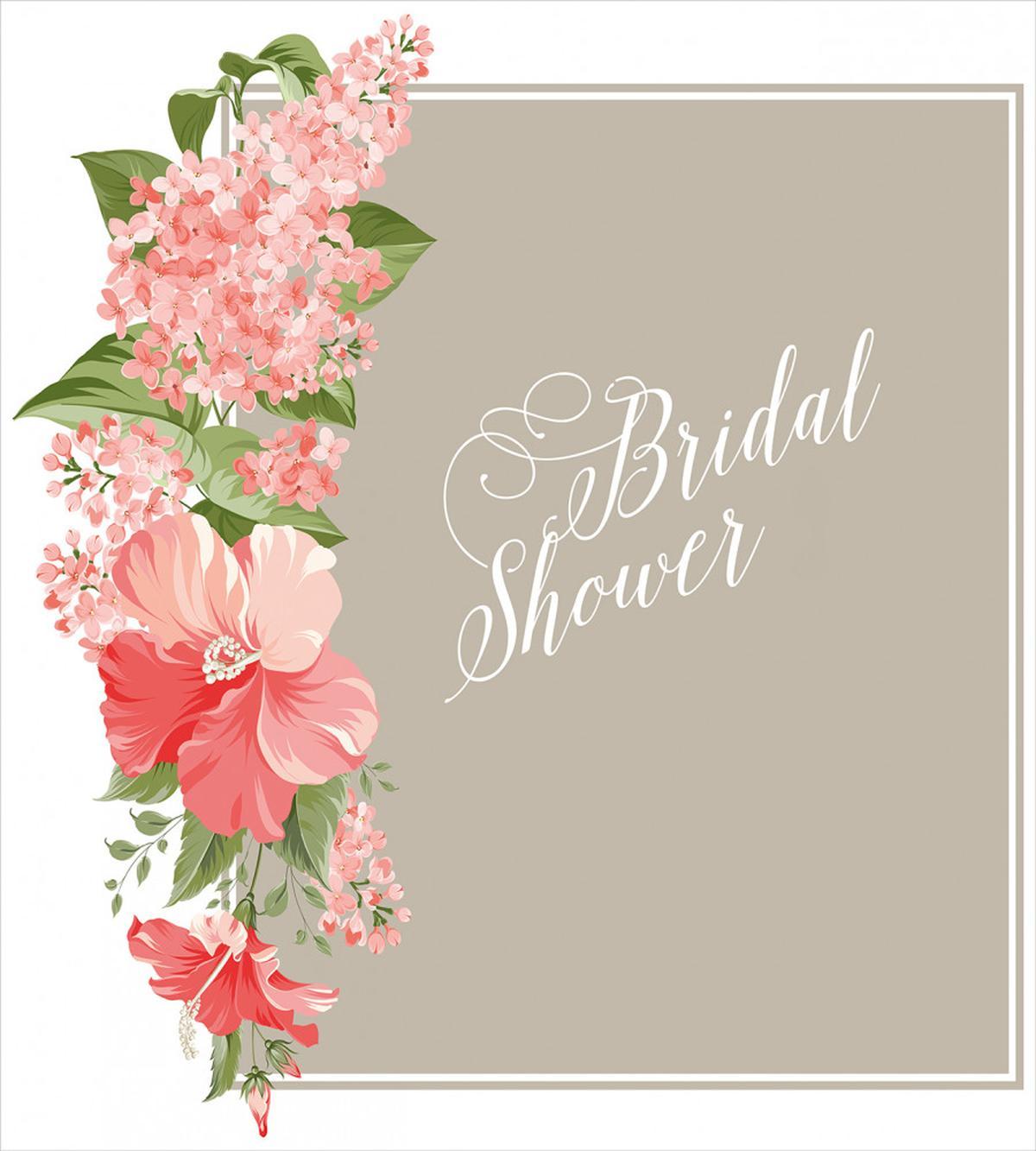 Floral Wedding Frame — Pattern