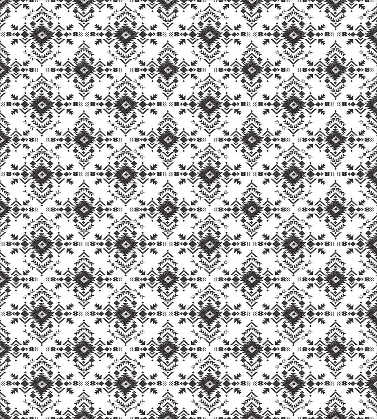 Monochrome Shapes Zigzags — Pattern