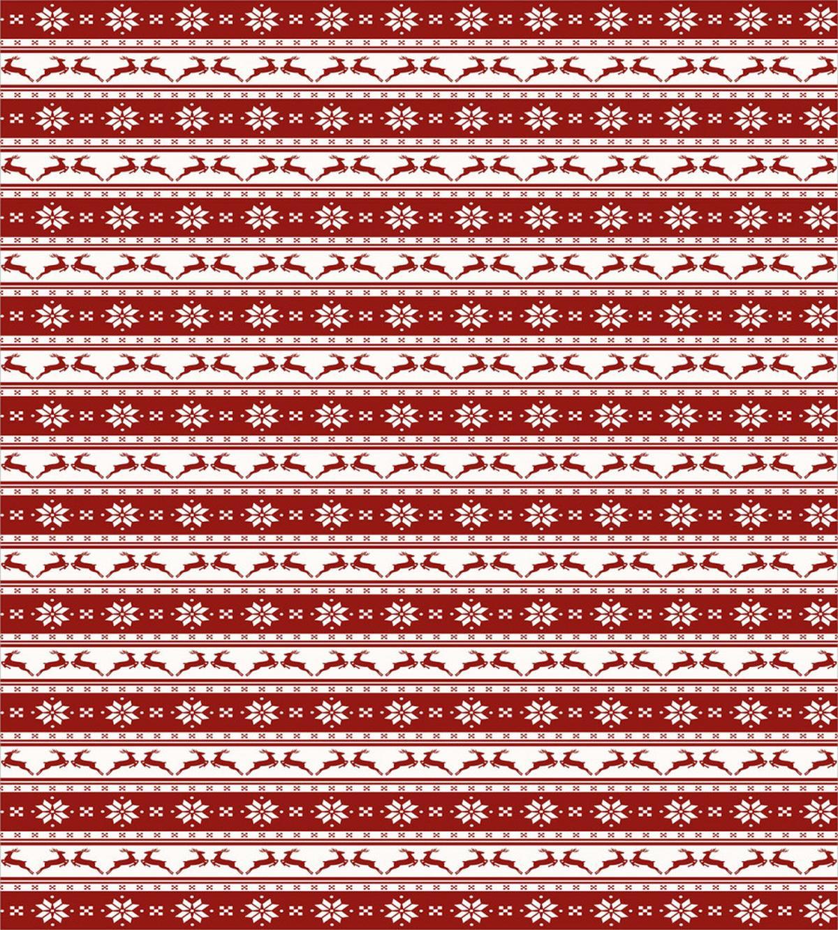 Winter Deer Snowflake — Pattern