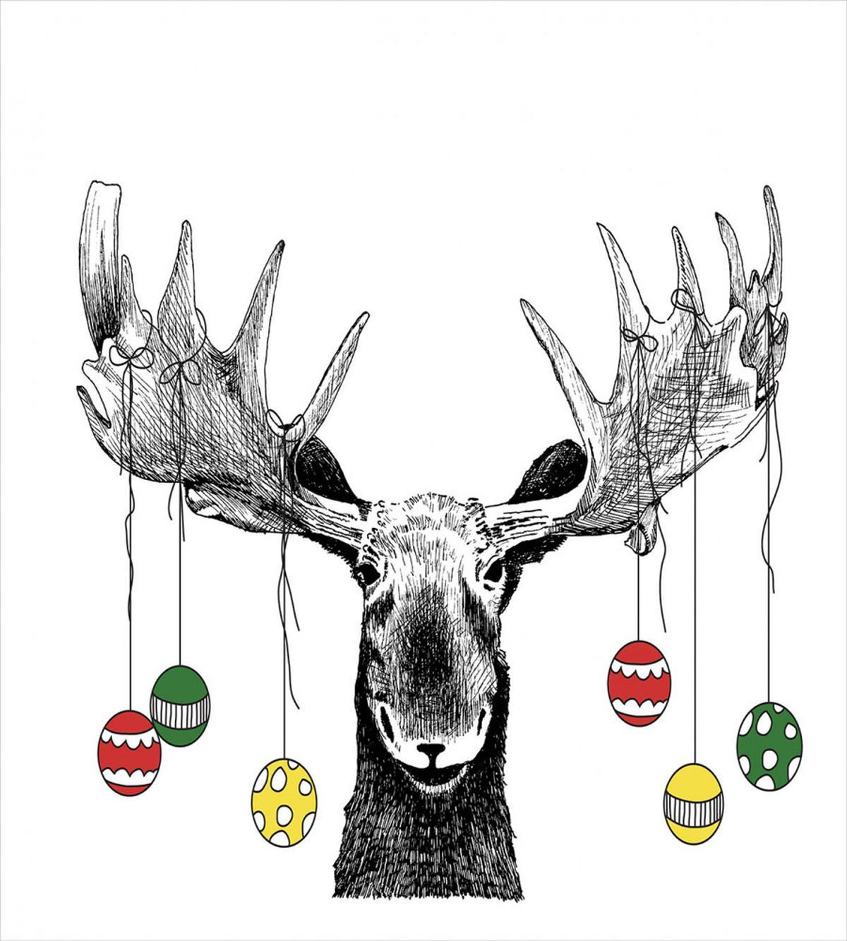 Sketchy Noel Ornament — Pattern
