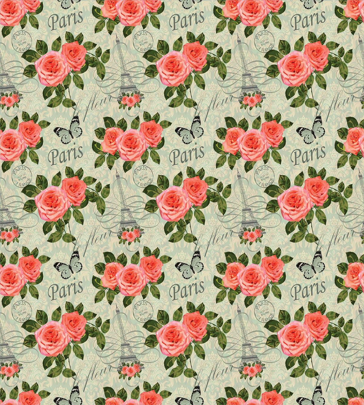 Paris Themed Flowers — Pattern