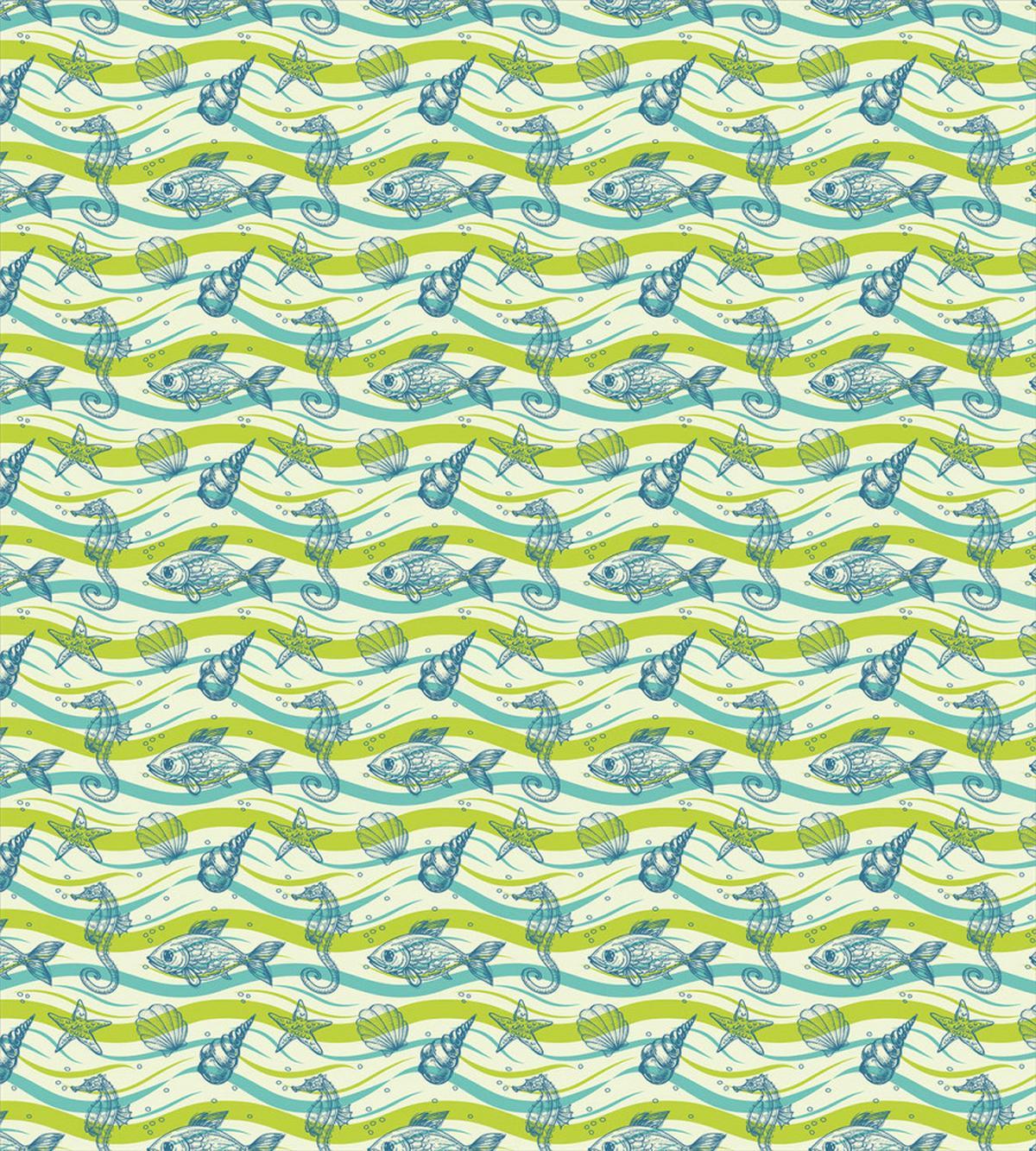 Sketch Underwater Habitants — Pattern