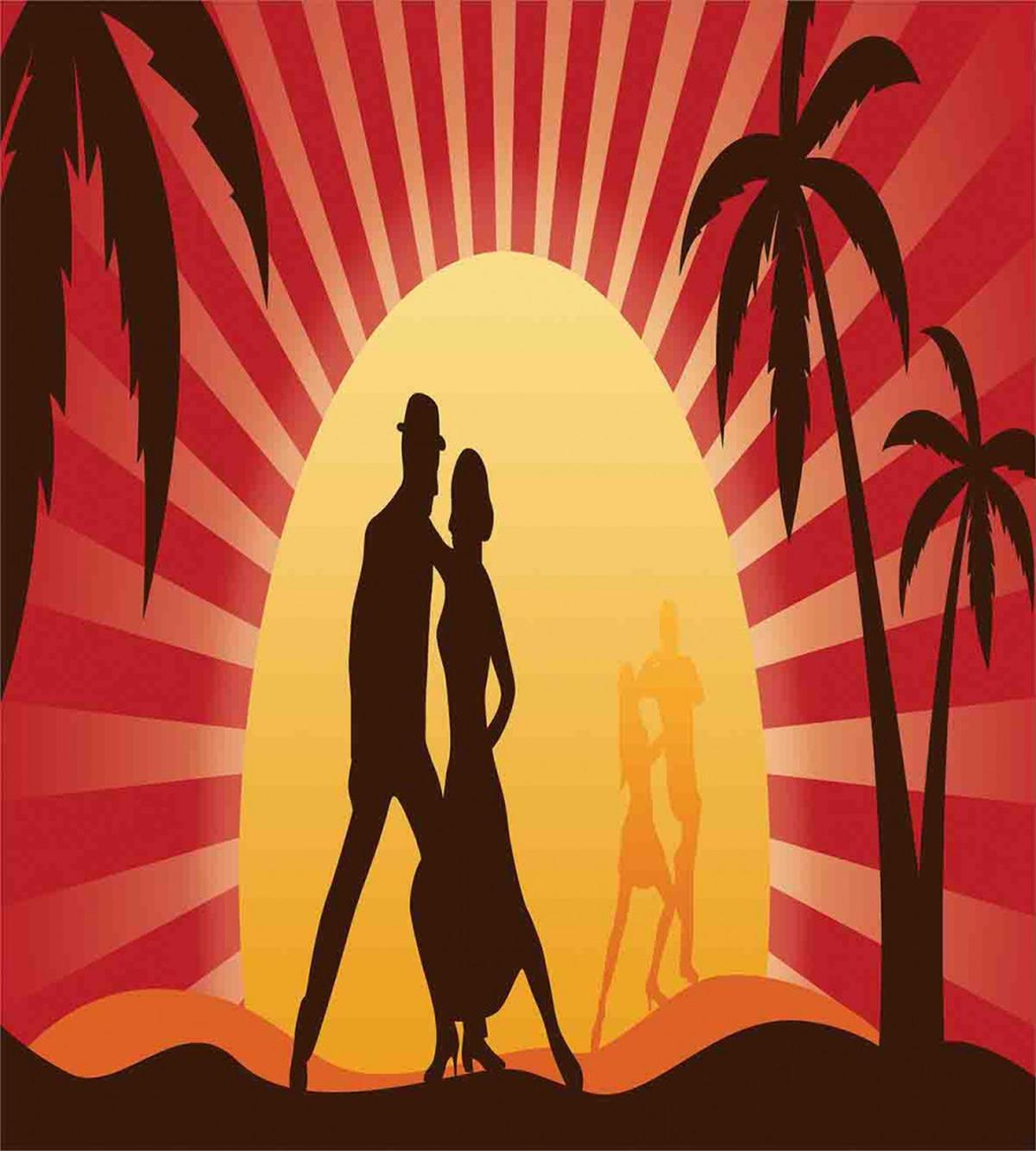Dancing Tango Couple — Pattern