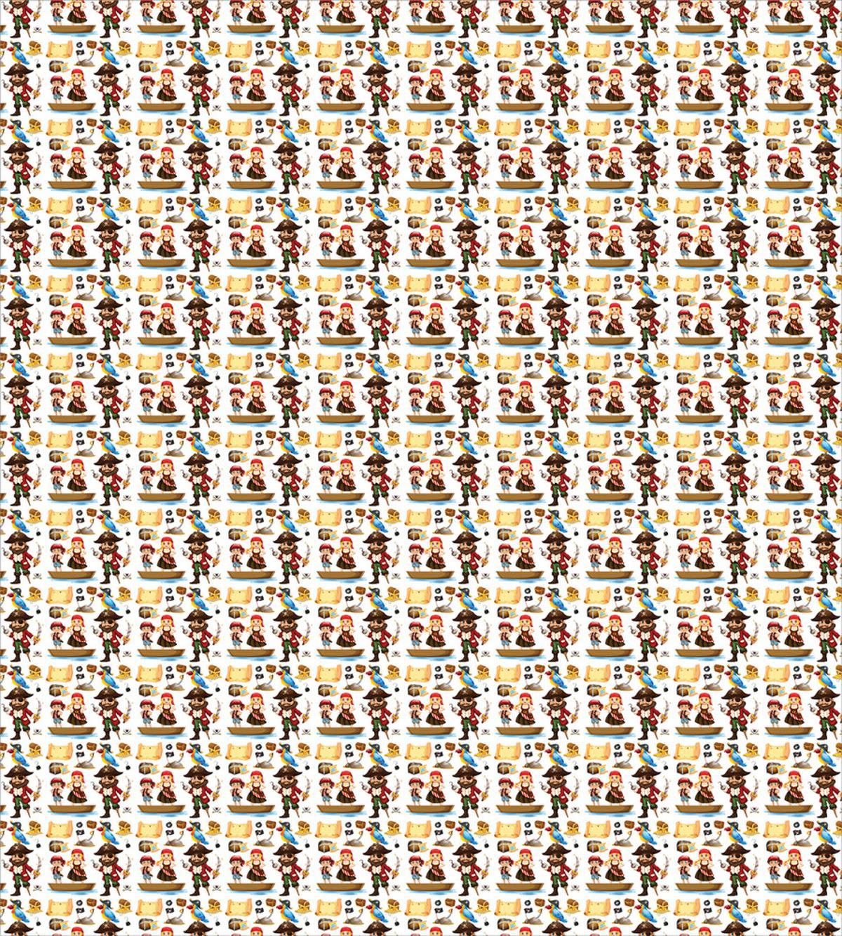 Jolly Cartoon Characters — Pattern
