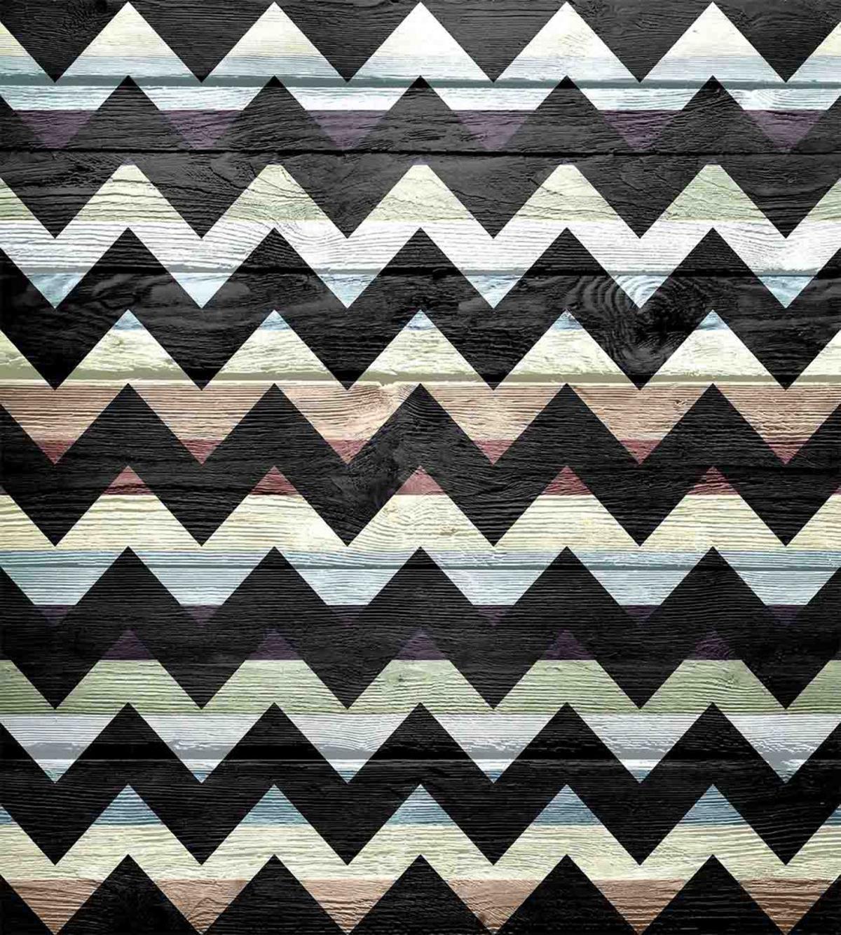 Retro Art Black Chevron — Pattern