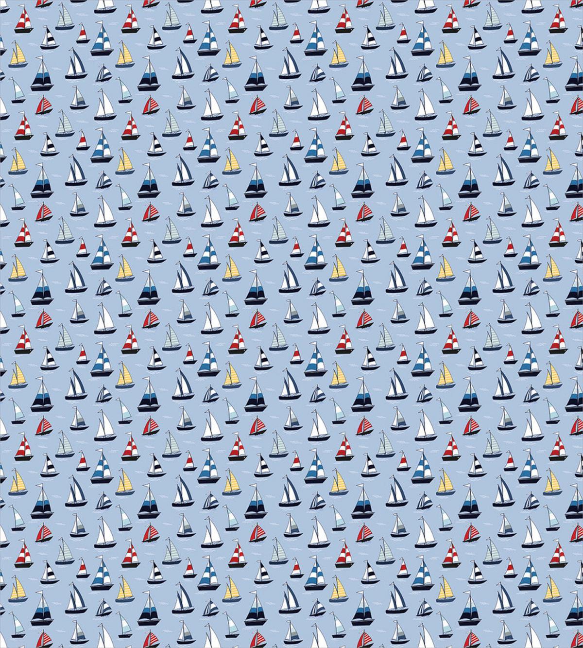 Sailboats Racing Swelling — Pattern