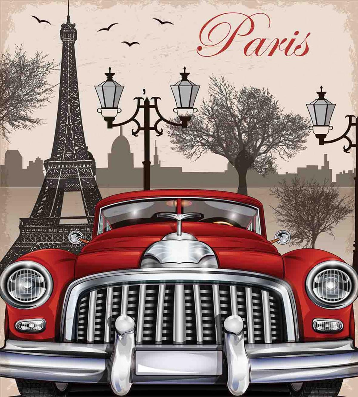 Parisian City Scenery — Pattern