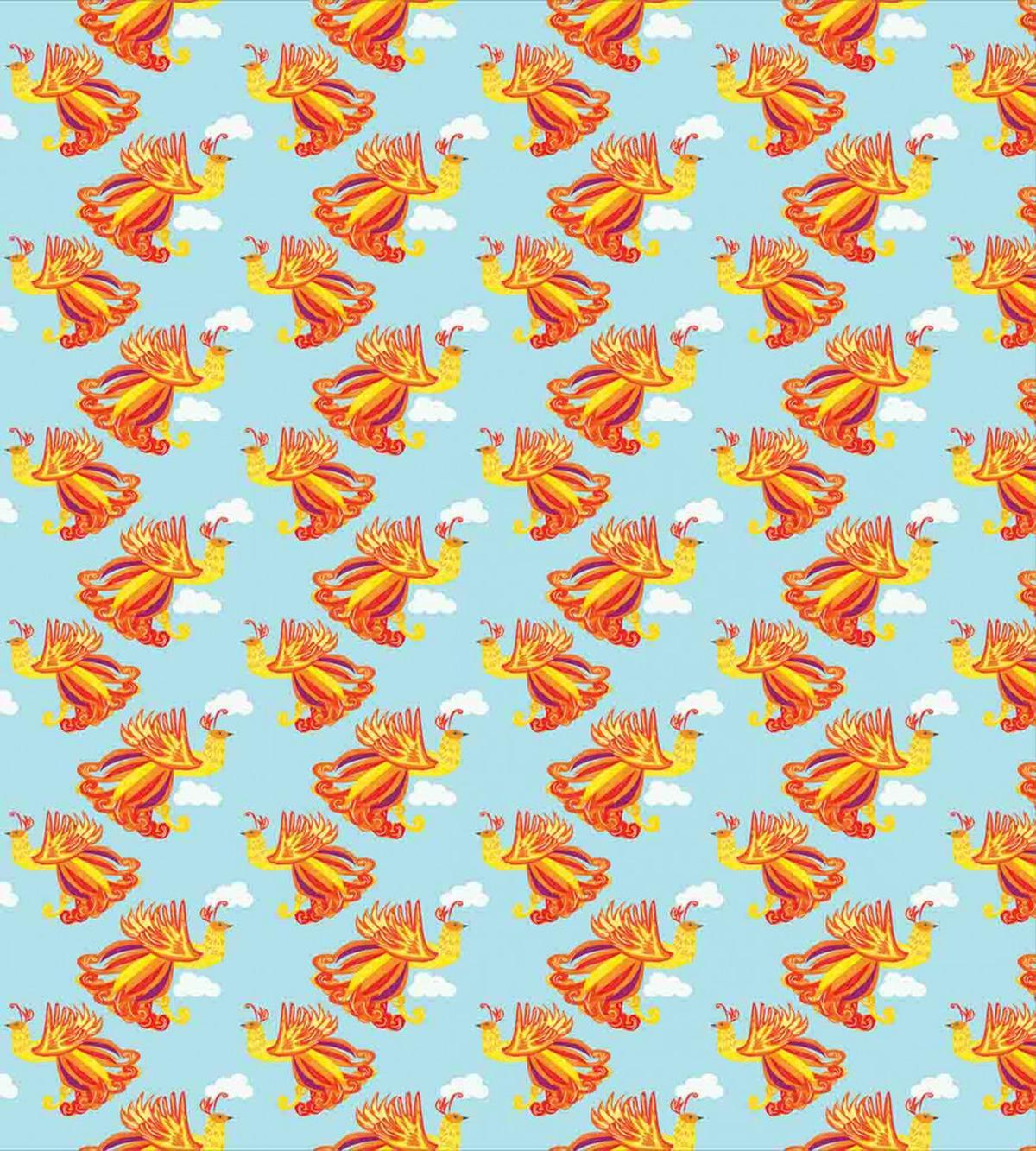 Fire Bird Feathers — Pattern