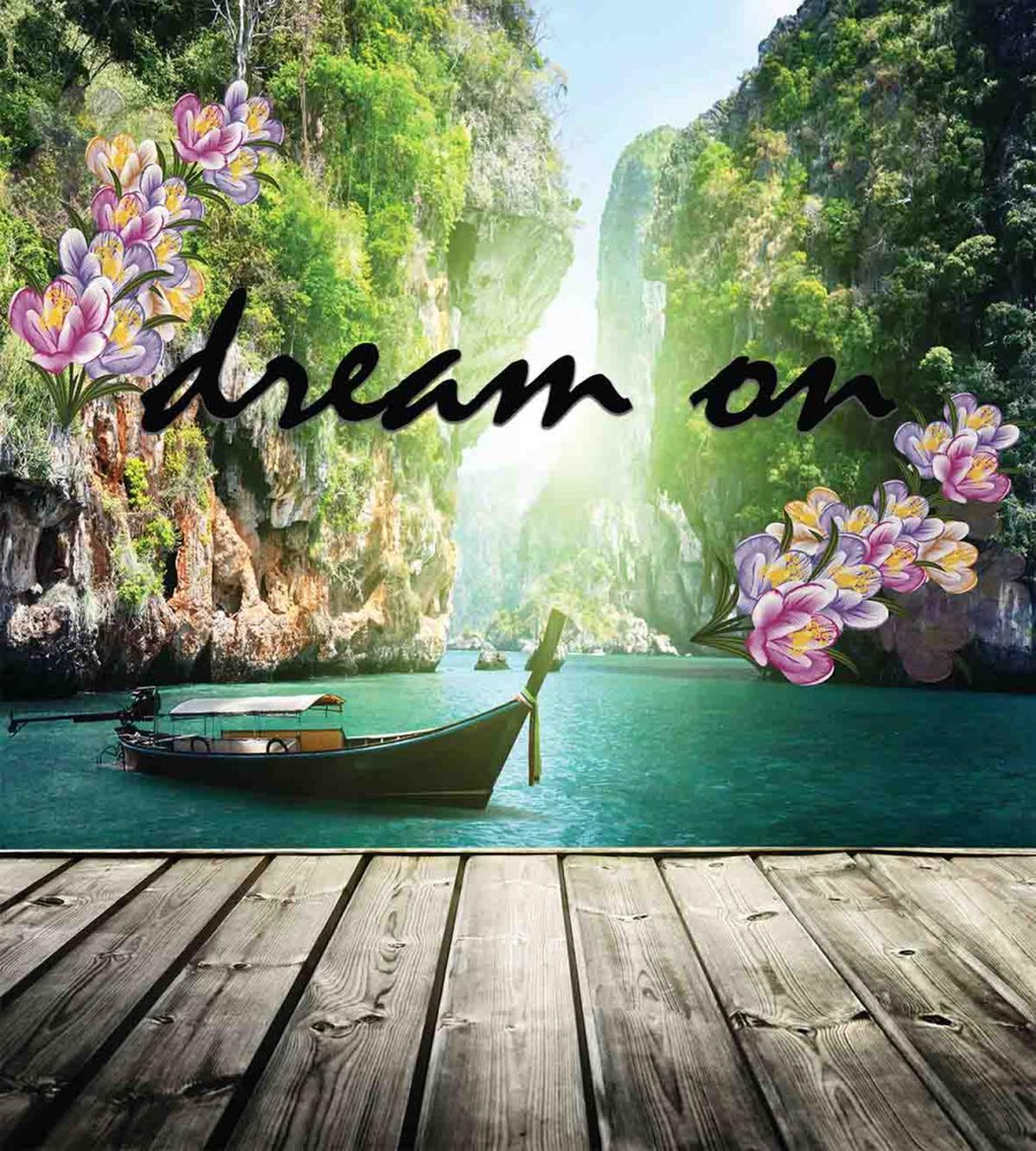Idyllic Themed Boat — Pattern