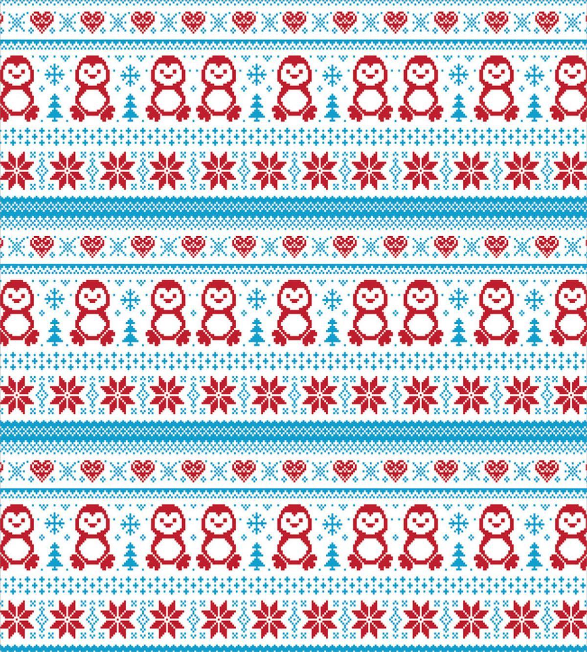 Penguins with Hearts — Pattern