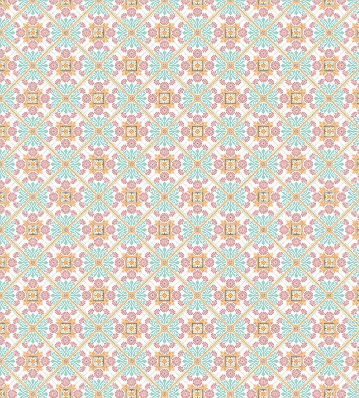 Pastel Floral Oriental — Pattern