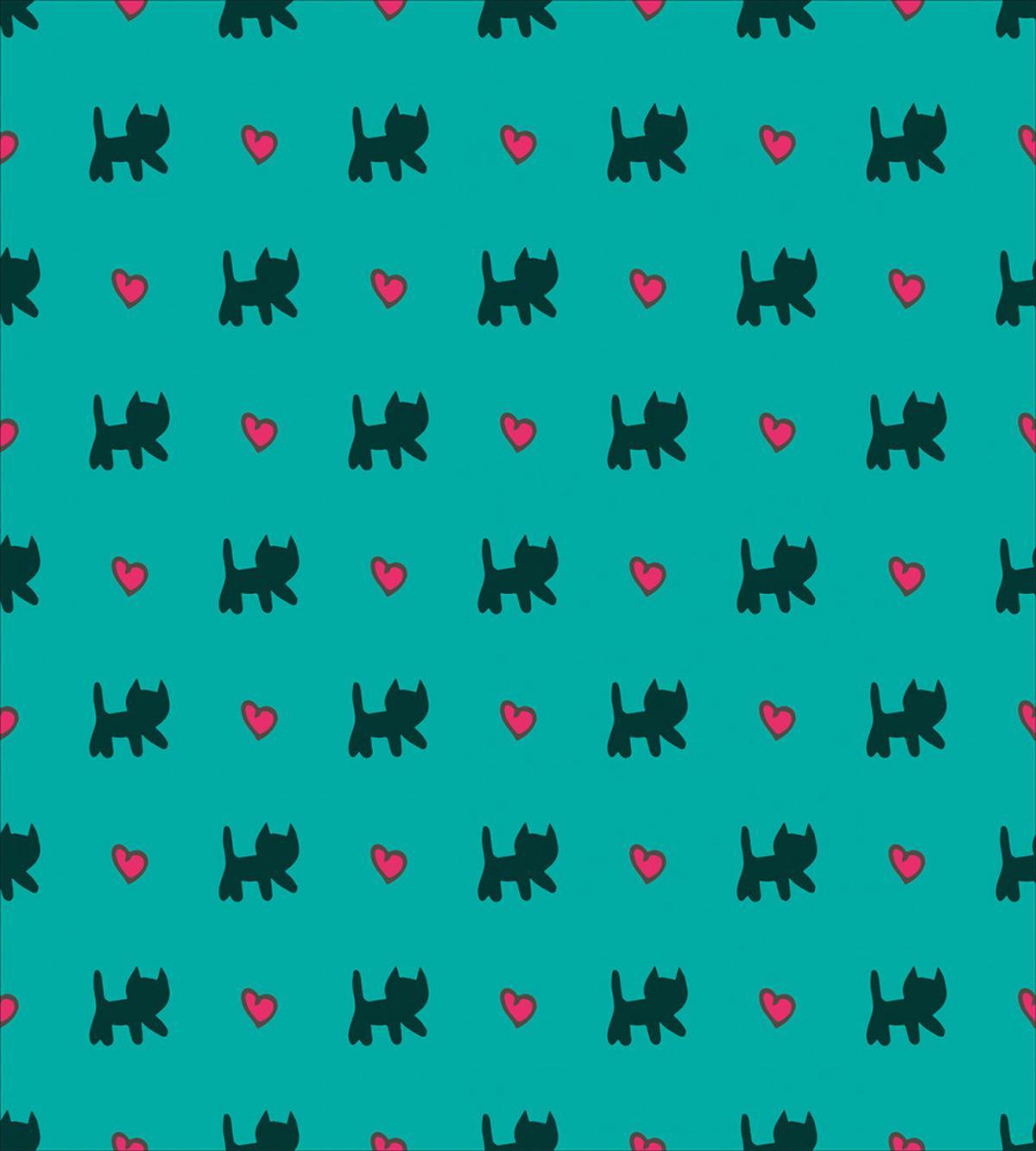 Kittens Pink Hearts — Pattern