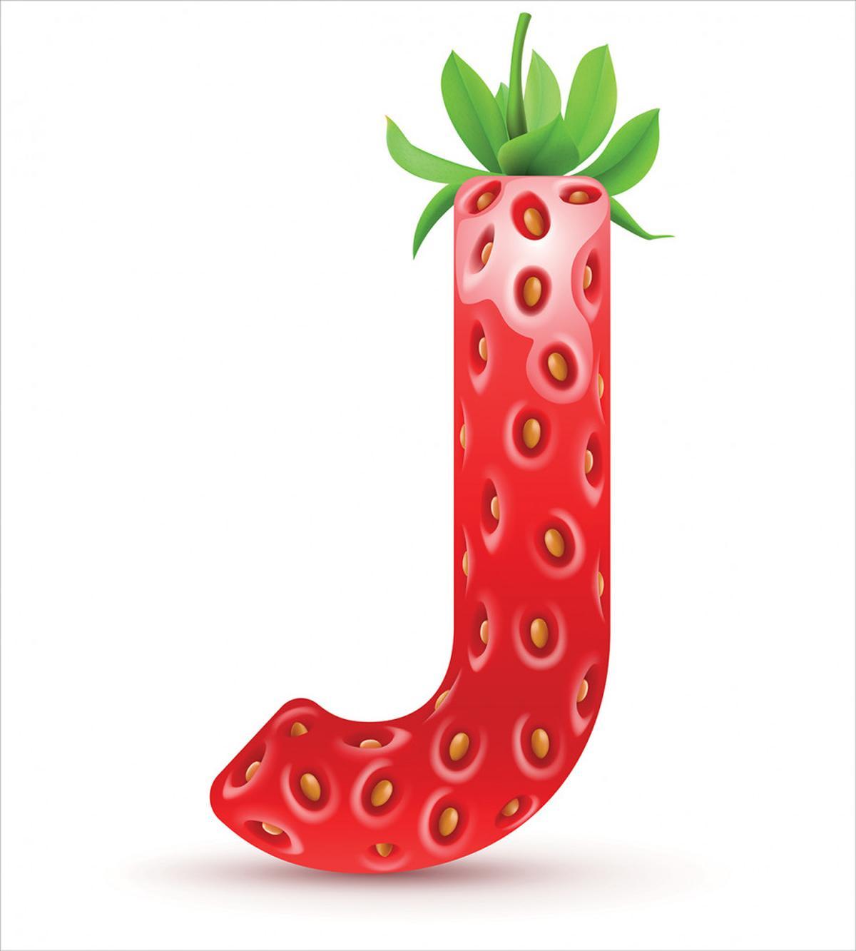 Summertime Fruit Font — Pattern