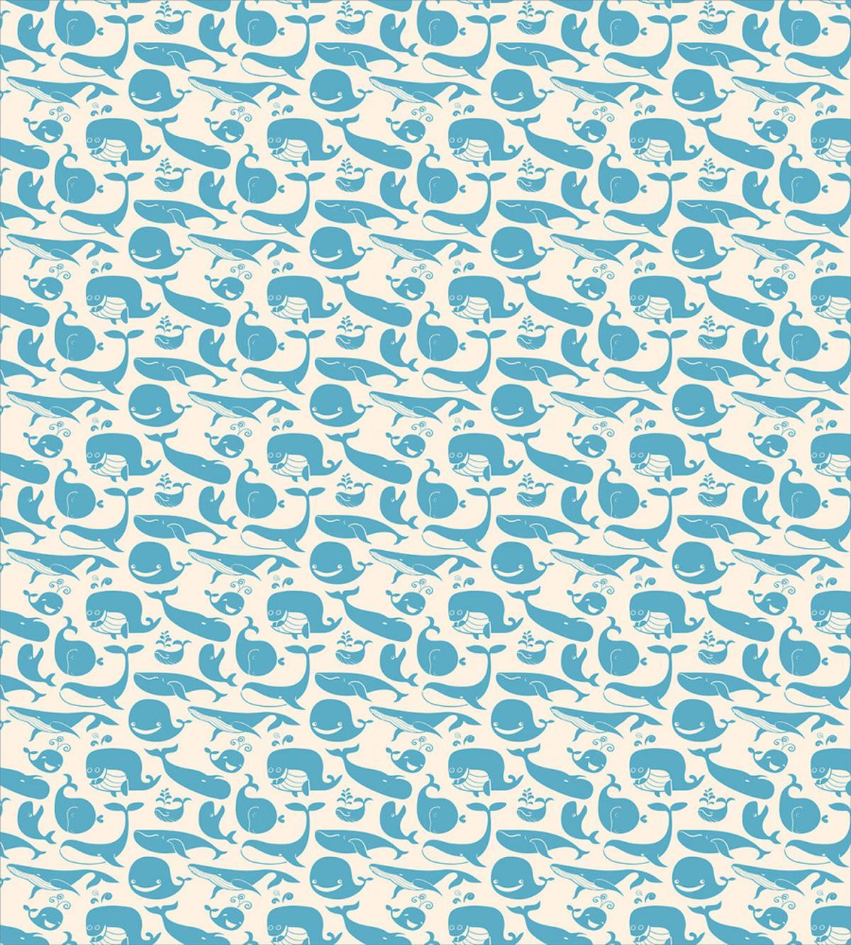 Humorous Blue Animals — Pattern