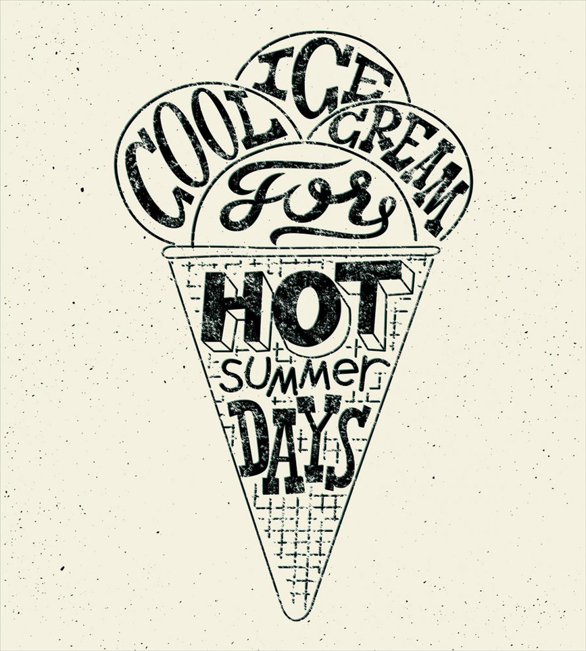 Cool Ice Cream — Pattern