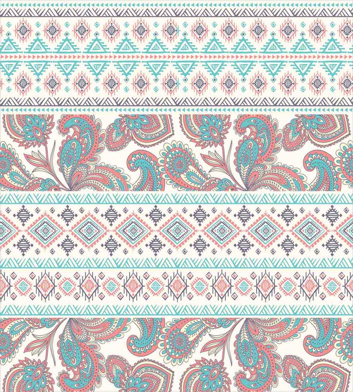 Floral Paisley and Aztec — Pattern