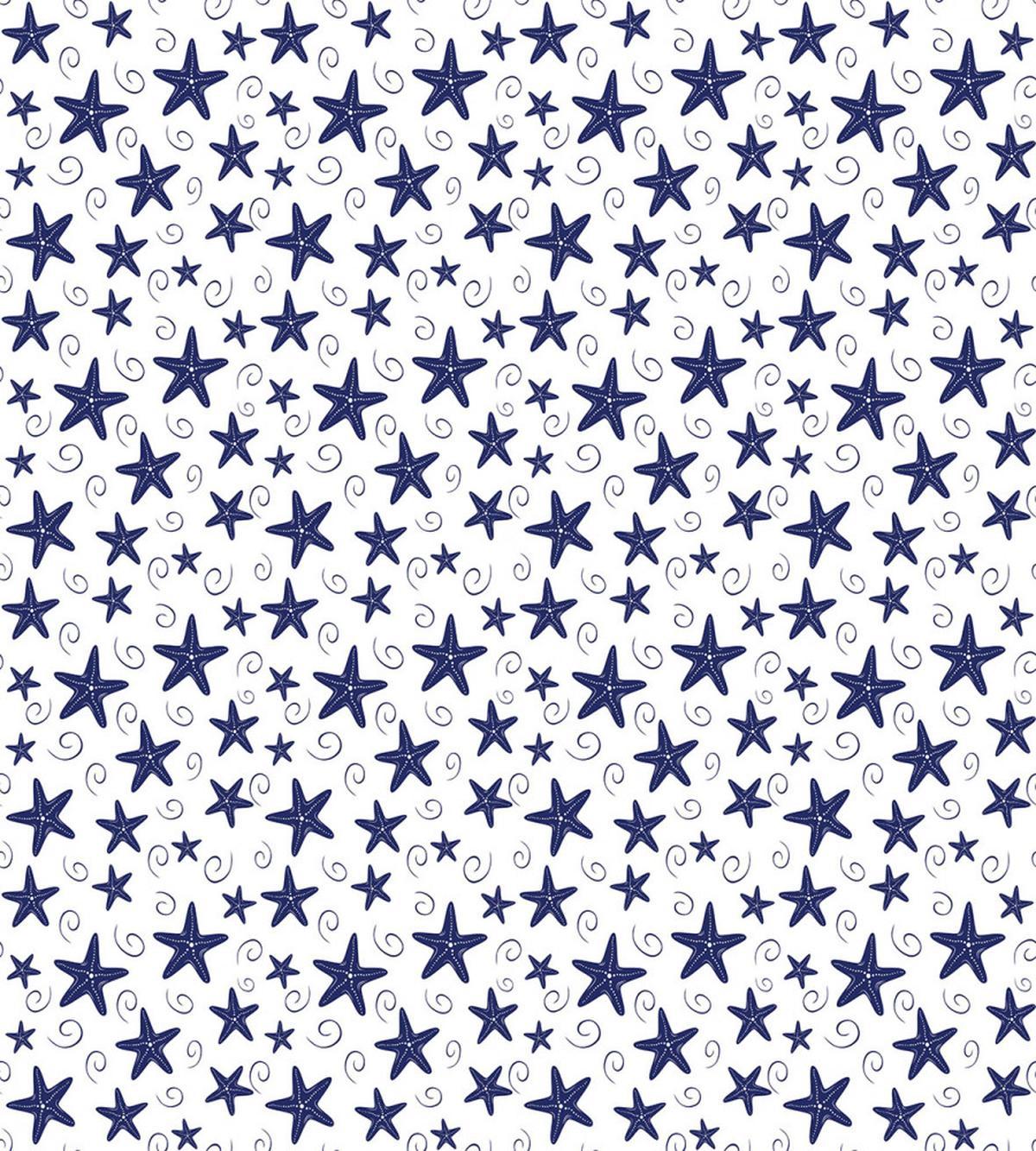 Starfish and Curls Pattern — Pattern