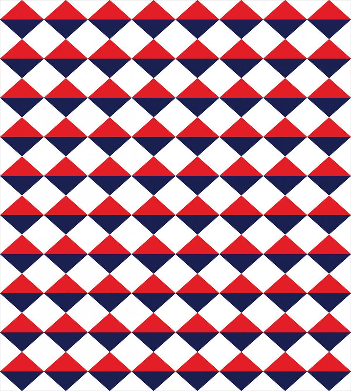 Red Half Triangles — Pattern