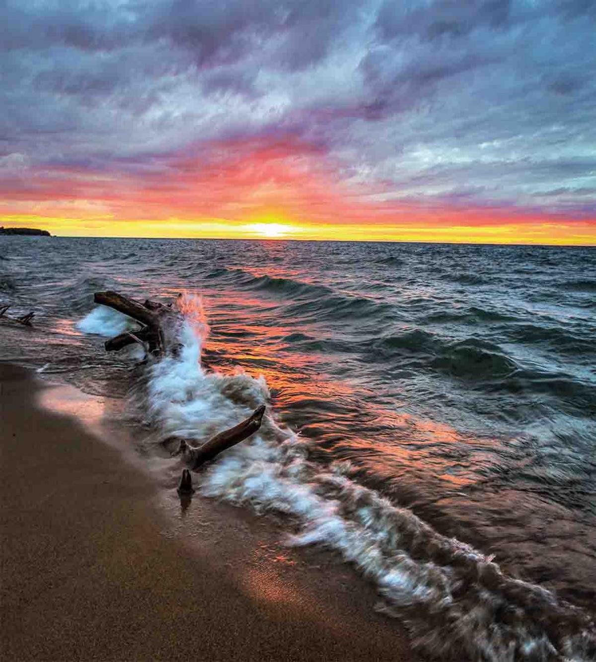 Sunset Horizon Lake — Pattern