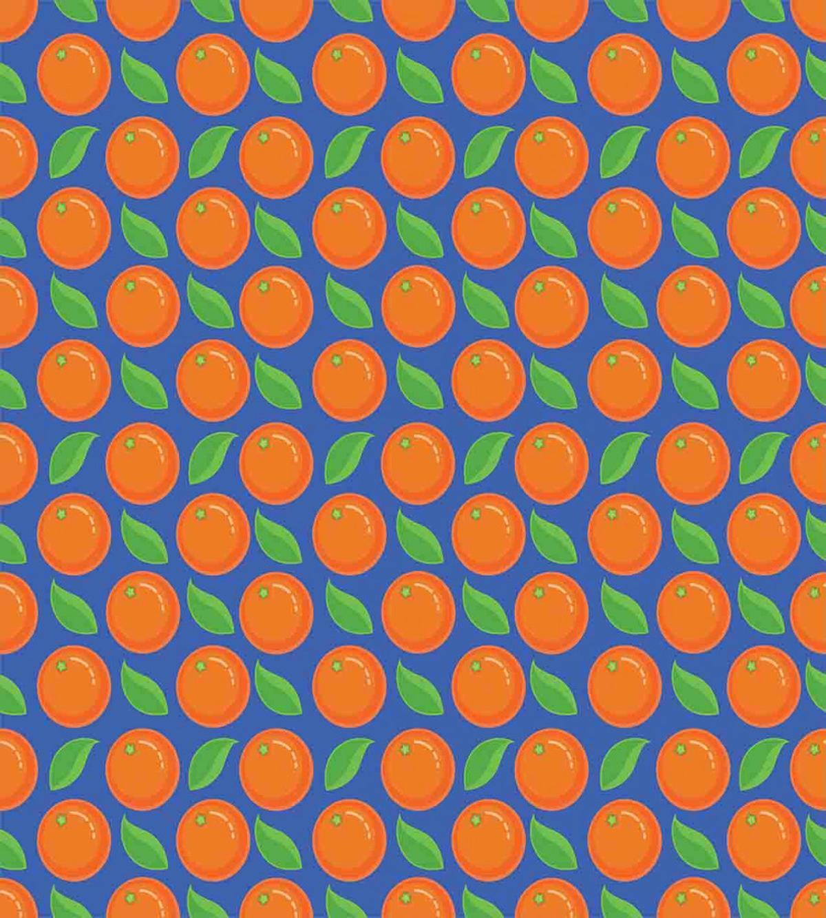 Citrus Fruit Green Leaf — Pattern
