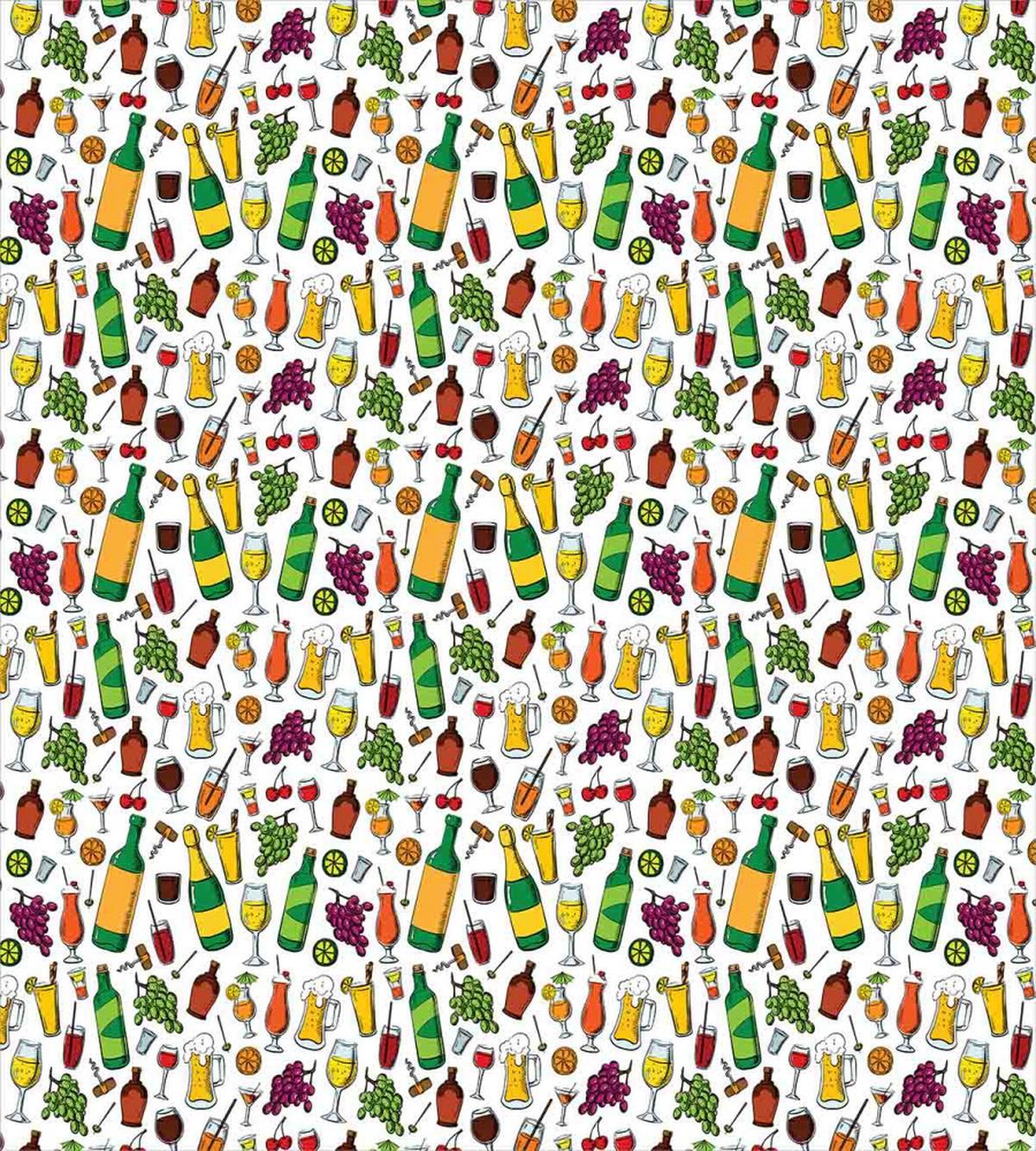 Doodle Party Beverages — Pattern