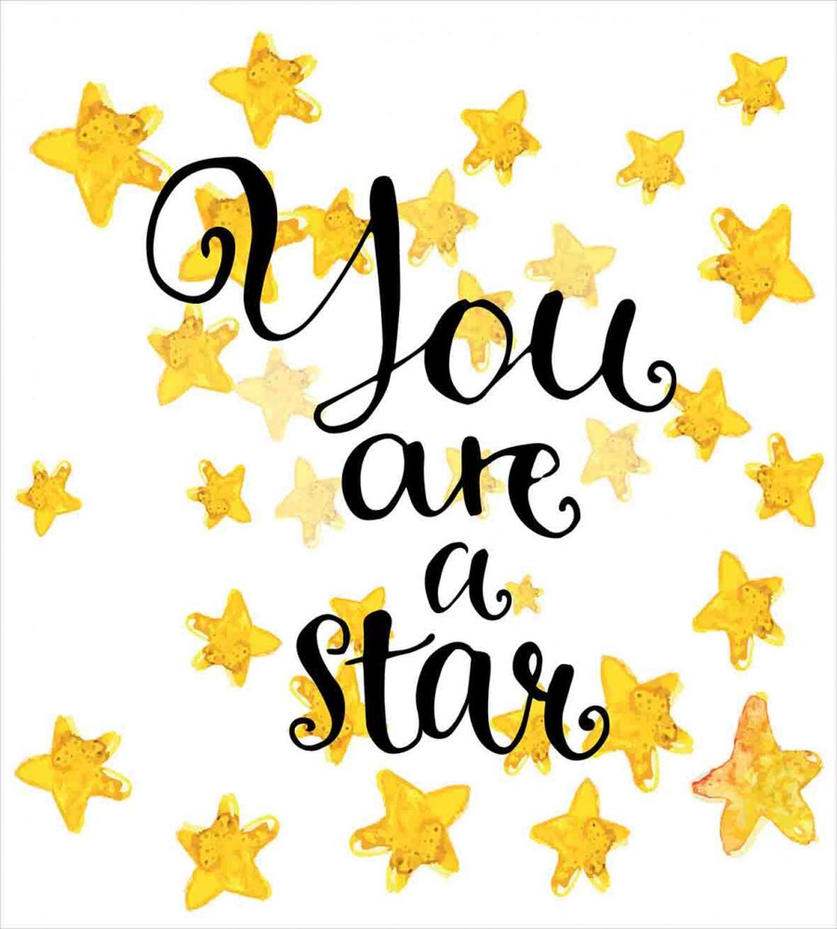 Watercolor Stars Modern — Pattern