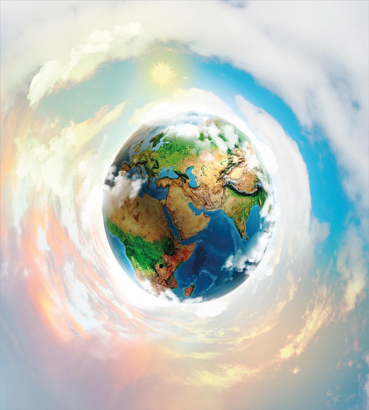 Vibrant Planet Continents — Pattern