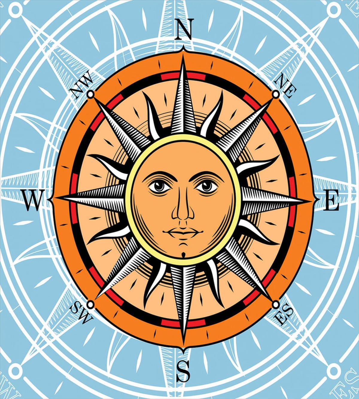 Tool in Form of Sun Face — Pattern