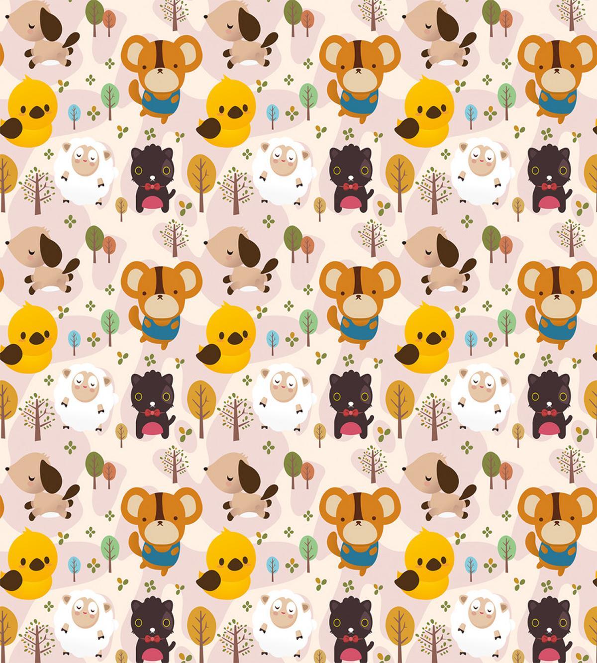 Caricatures Jungle — Pattern