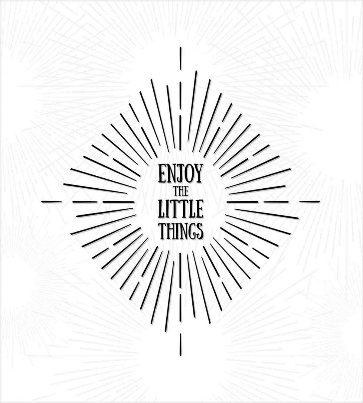 Tribal Starburst Lines — Pattern