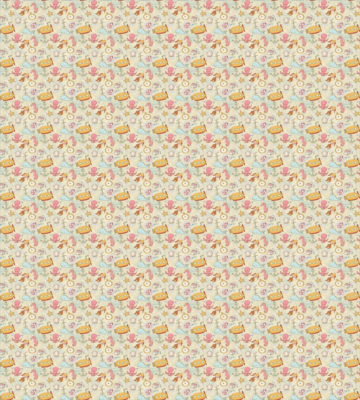Kids Cartoon Sea Life Deco — Pattern