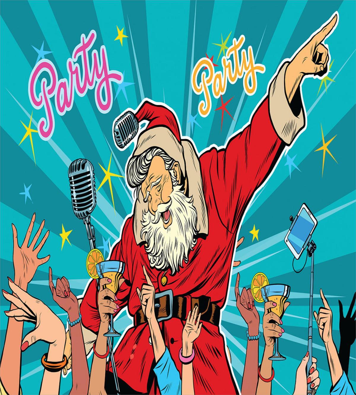 Rock 'n' Roll Xmas Party — Pattern