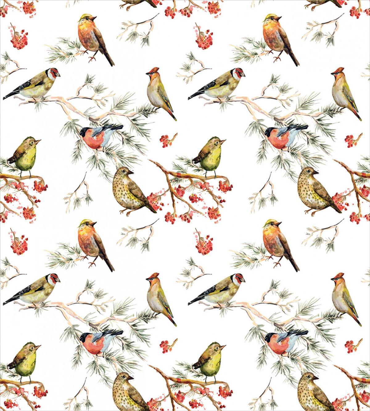 Colorful Forest Birds — Pattern