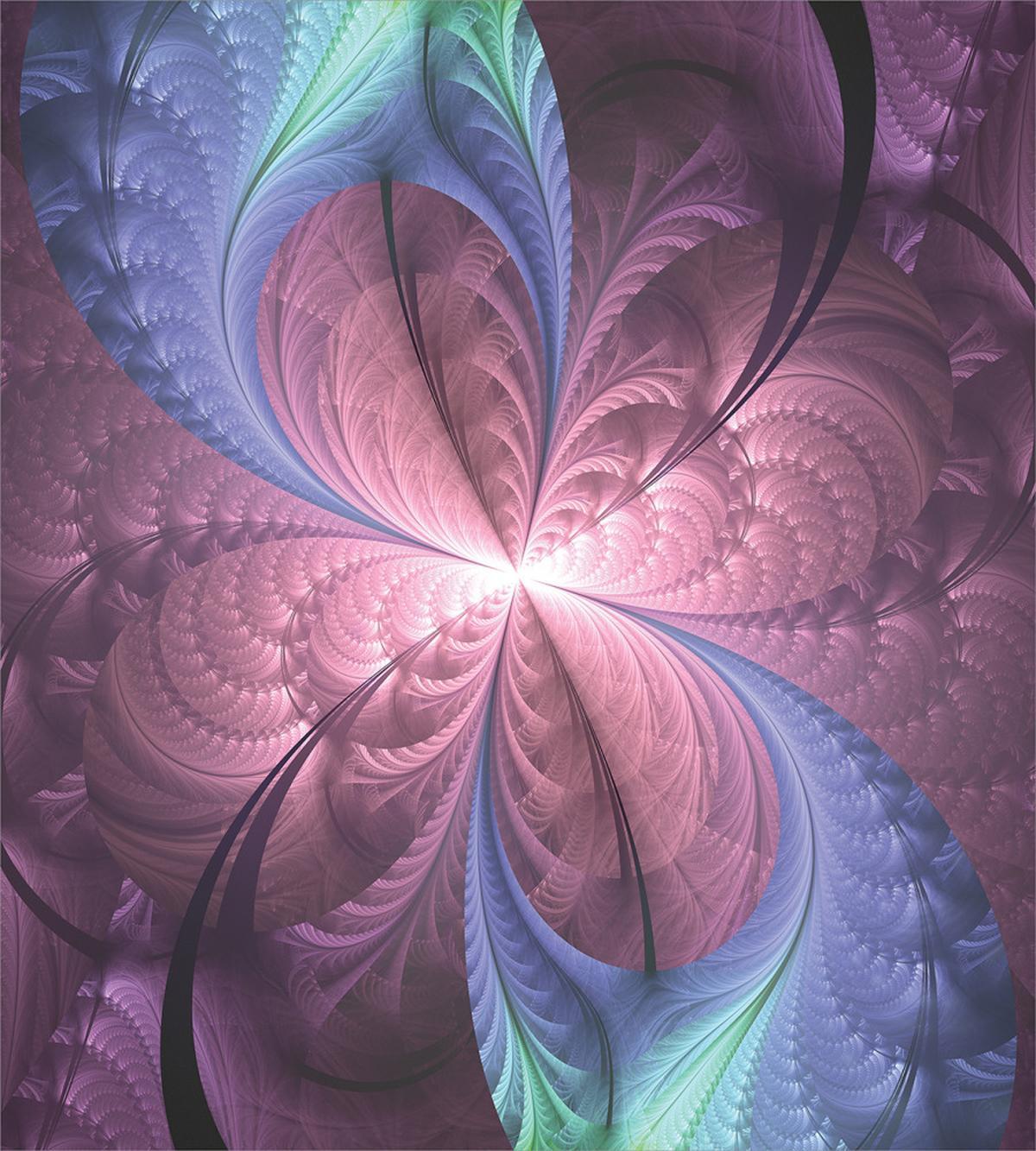 Floral Vortex Design — Pattern