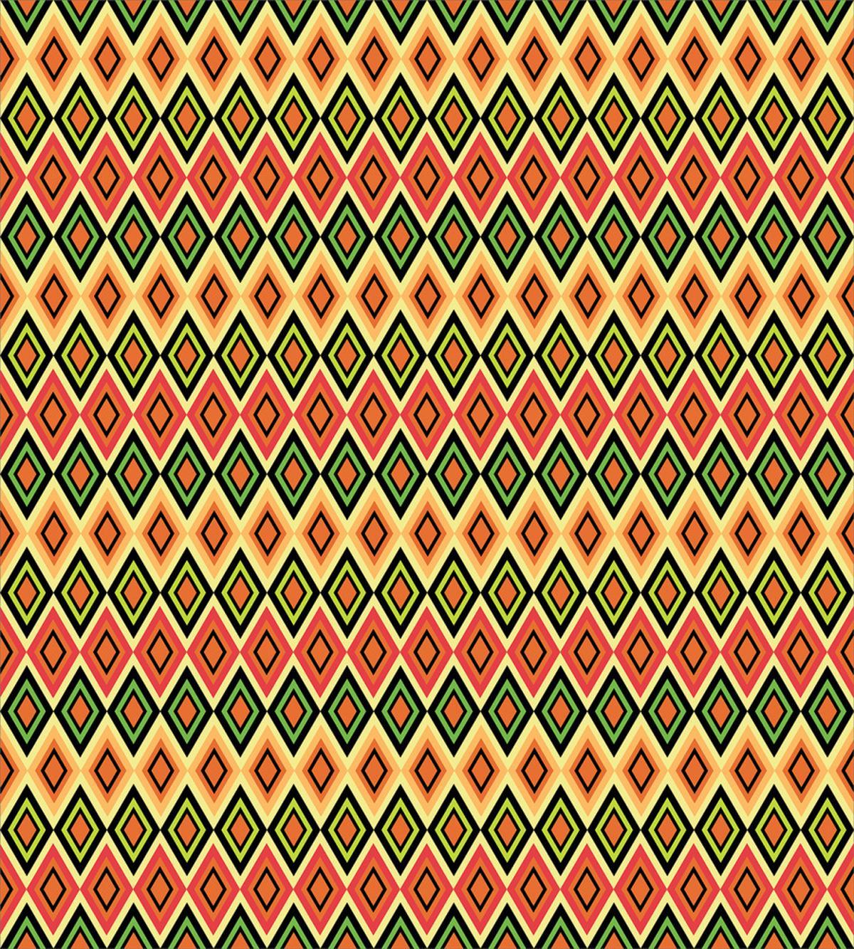 Gradient Retro Shape — Pattern