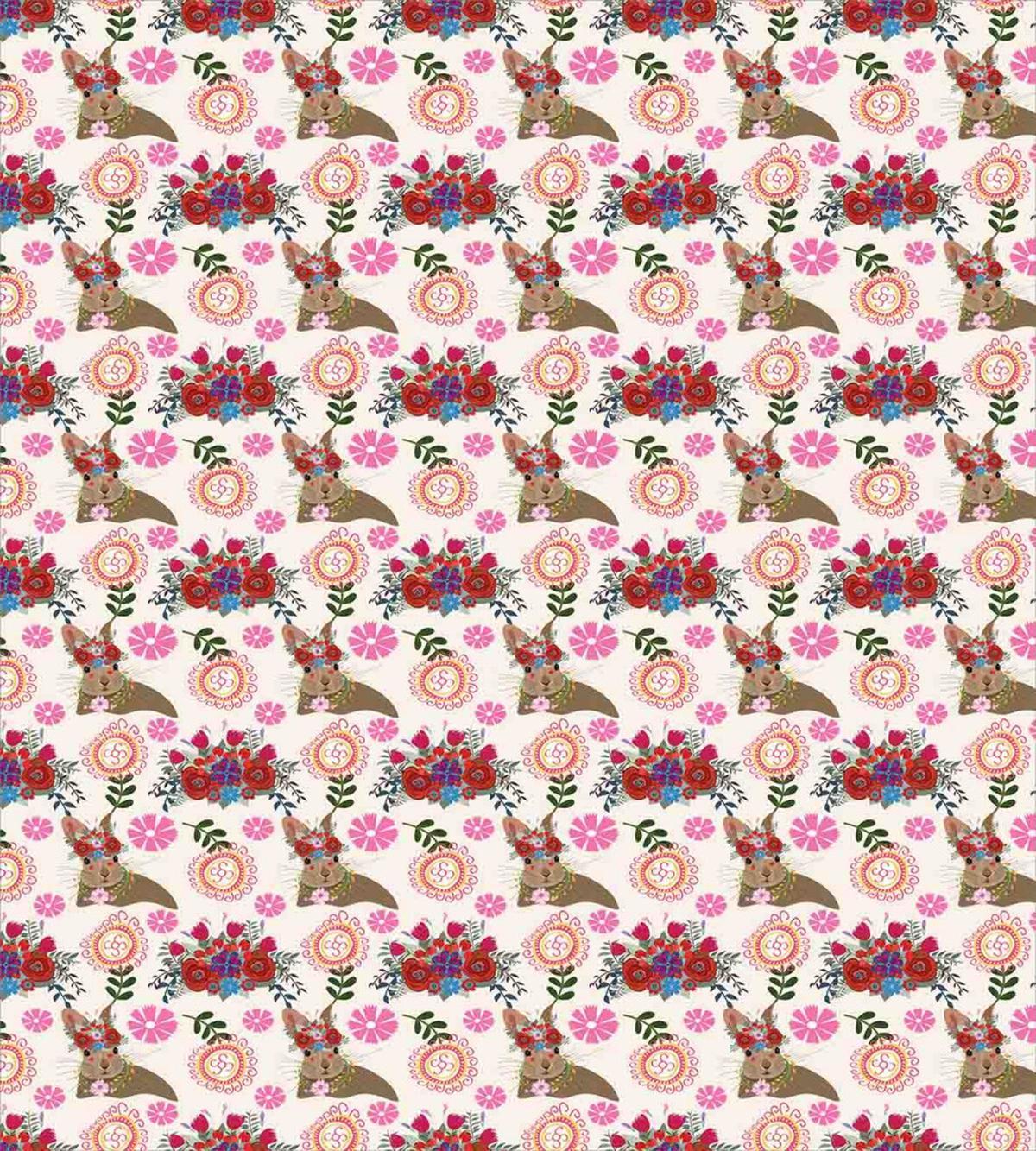 Bunny with Floral Headdress — Pattern