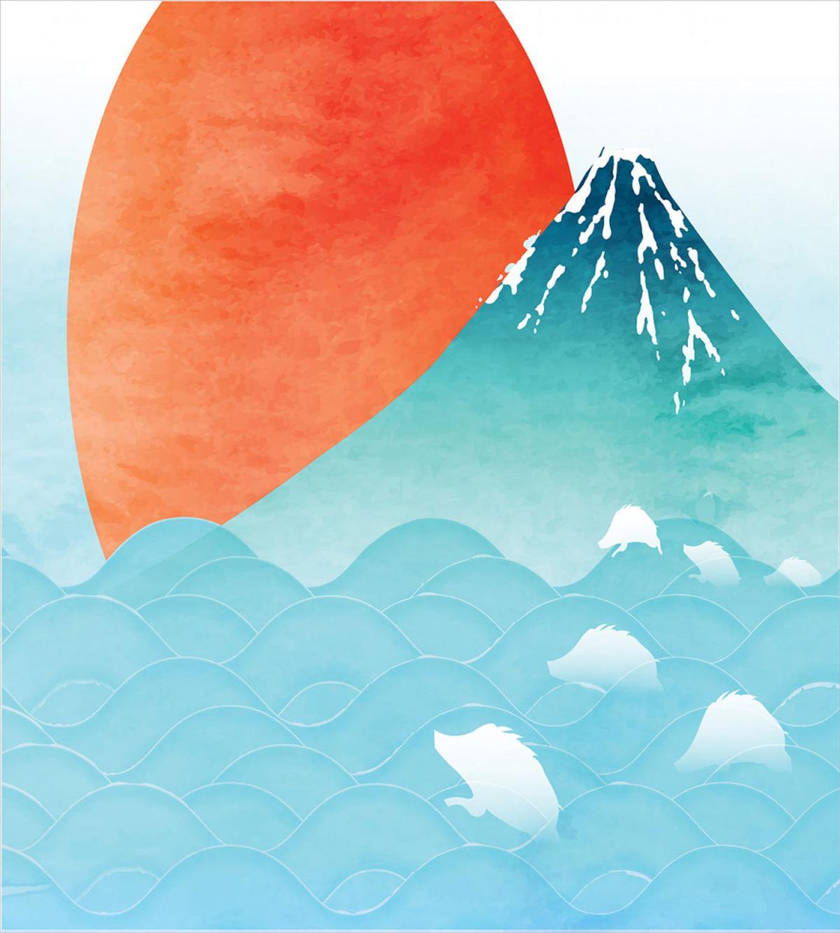 Japanese Far Eastern Nature — Pattern