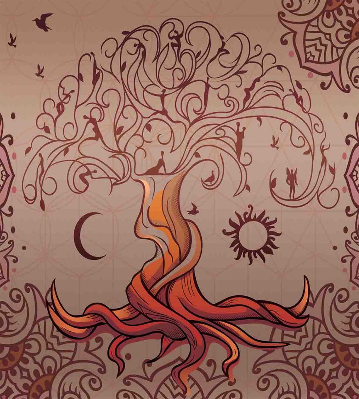Charming Vintage Tree — Pattern